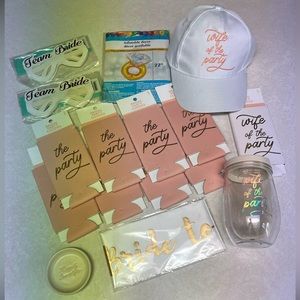 Bachelorette Party Bundle! Wife of the Party Hat, Slim Koozies, Tumbler & More!